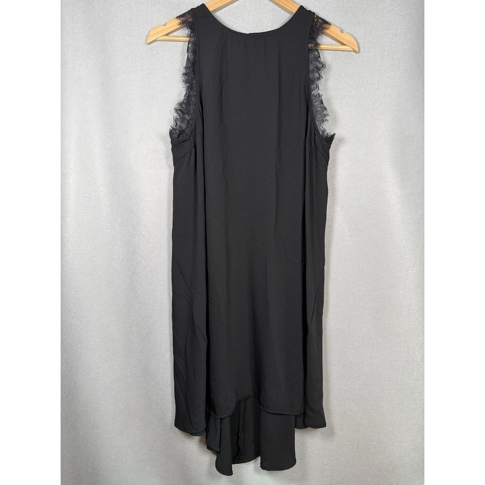 H&M Sleeveless High-Low Dress Goth Whimsigoth Dark Fairy Lace Sz 10